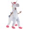 Unicorn Inflatable 4 Legged Costume for Adults with Colorful Mane and Tail Easy Inflate